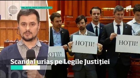 Circ și jigniri în Parlamentul României! Deputații Opoziției au protestat față de modul în care se votează amendamentele