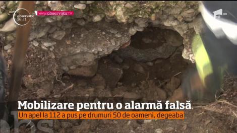 50 de oamenii au fost puşi de drumuri, astăzi, după un apel la 112!