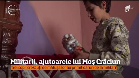 Militarii, ajutoarele lui Moș Crăciun