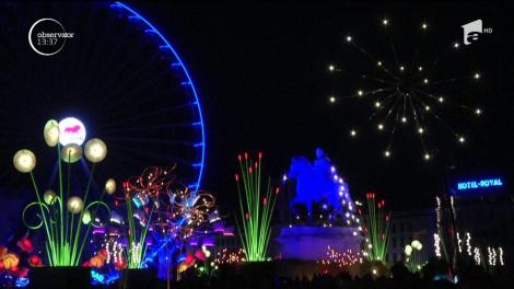 Spectacol de lumini la Lyon cu ocazia sărbătorilor de iarnă