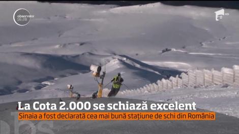 Iubitori de zăpadă, pregătiţi-vă schiurile! La Cota 2000 se schiază excelent
