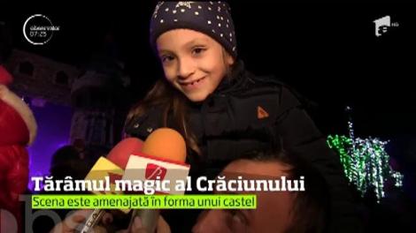 Tărâmul magic al Crăciunului. Orăşelul copiilor din Constanţa şi-a deschis porţile