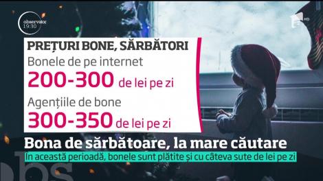 Înainte de brad şi cadouri, părinţii au început goana după bona "de sărbătoare". Cât plătesc pentru un Revelion liniştit