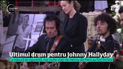 Franţa şi-a luat adio de la cel mai mare star rock al său, Johnny Hallyday