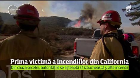 Prima victimă a incendiile de vegetaţie din California