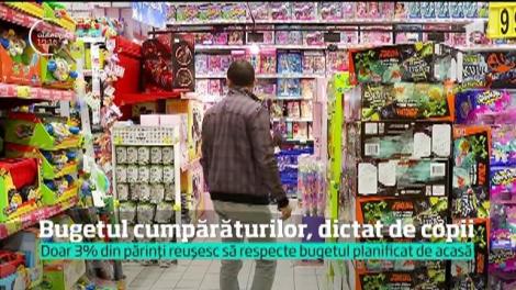 Bugetul pentru cumpărături, dictat de copii