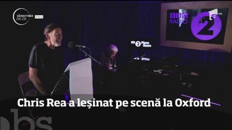 Muzicianul Chris Rea a leșinat pe scenă la Oxford