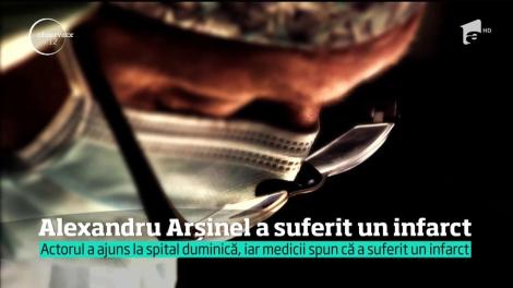 Alexandru Arşinel a suferit un infarct şi a fost operat cu succes
