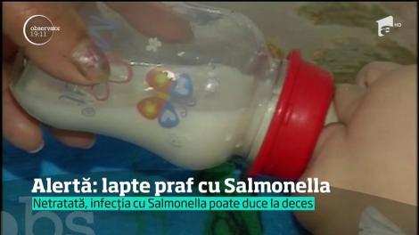 Laptele praf infectat cu Salmonella alertează şi România