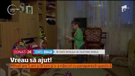 Vreau să ajut! Mihail suferă de parapareză spastică