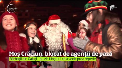 Explozie de bucurie, dar şi o surpriză, mai puţin plăcută, pentru copiii aflaţi la târgul de Crăciun din Galaţi