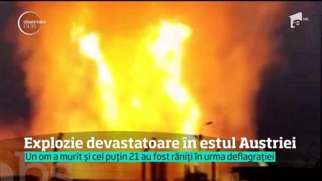 Explozie devastatoare în estul Austriei