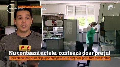 Atenţie, de unde cumpăraţi carnea de porc! Unii comercianţi în pieţe o vând fără acte