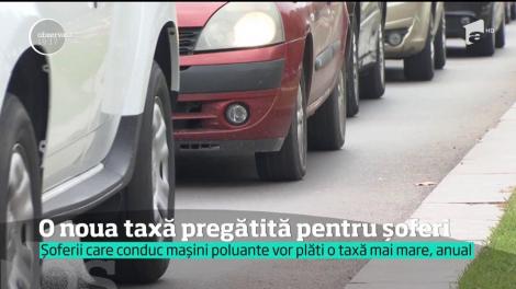 O nouă taxă de mediu pentru şoferi