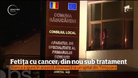 Fetiţa bolnavă de cancer ai cărei părinţi au fost obligaţi de instanţă să o ducă la medic, preluată de o ambulanţă şi dusă la spital la Timişoara: "Ne este frică să nu îi fure organele"