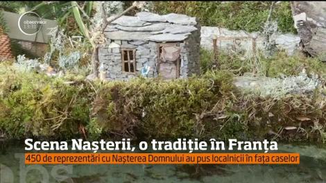 Spiritul sărbătorilor de iarnă a pus stăpânire pe o comună din sudul Franţei, iar asta se vede şi pe străzi