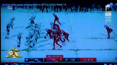 Smiley News! Fotbal american pe zăpadă