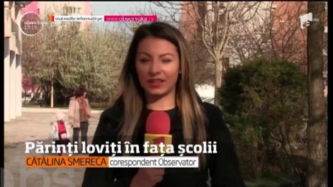 A fost activat planul roşu de intervenţie în faţa unei şcoli din Buză