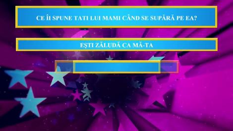 Ce îi spune tati lui mami când se supără pe ea? Luca, copilul lui Dinu Iancu Sălăjanu: "Bolundă"