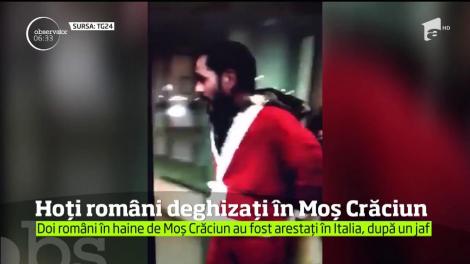 Moş Crăciun a venit să ia cu sacul, şi nu să dea. S-a întâmplat într-un magazin din Italia, iar protagoniştii sunt doi hoţi români