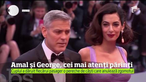 Amal şi George Clooney au demonstrat din nou că sunt nişte părinţi cât se poate de grijulii