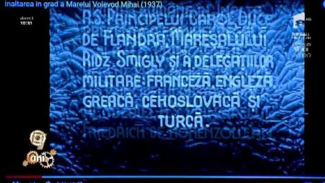 Scurtă lecție de istorie a monarhiei din România.  Înălțarea în grad a Marelui Voievod Mihai la gradul de sublocotenent | VIDEO