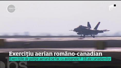 Exerciţiu aerian româno-canadian