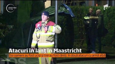 Doi oameni au fost ucişi şi trei, răniţi, în două incidente violente care s-au produs în oraşul olandez Maastricht