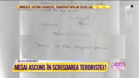 Mesaj ascuns în scrisoarea Magdalenei Șerban, trimisă către Serviciile Sociale?