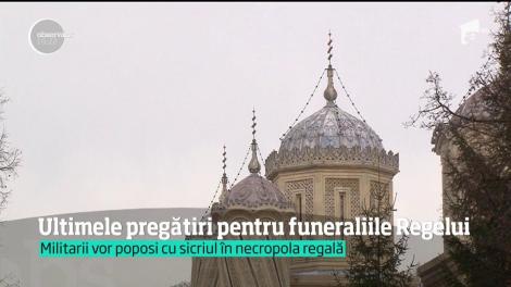 Ultimele pregătiri pentru funeraliile Regelui