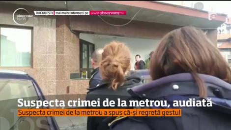 Suspecta în cazul crimei care a şocat întreaga ţara a fost audiată