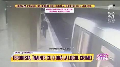 Terorista, înainte cu o oră la locul crimei! Martor: "La ora 19 am văzut-o în staţia de la Dristor!"