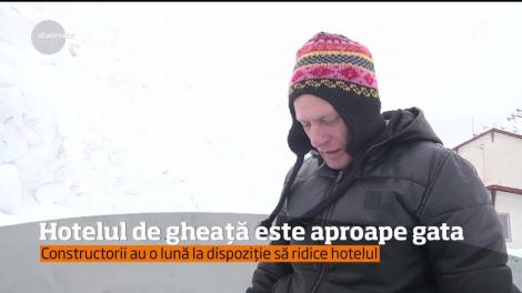 Hotelul de gheaţă de la Bâlea Lac e aproape gata!