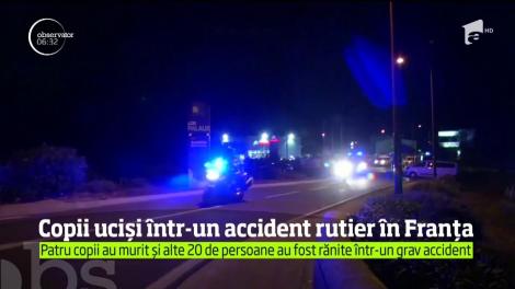 Copii uciși într-un accident rutier în Franța