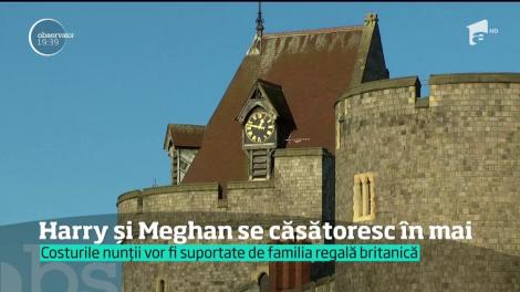 Prinţul Harry şi Meghan Markle se căsătoresc pe 19 mai