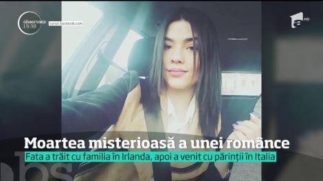 Moarte misterioasă a unei tinere românce în Italia