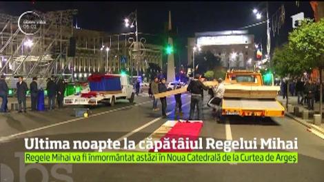 Imagini impresionante. Ultima noapte la căpătâiul Regelui Mihai I!