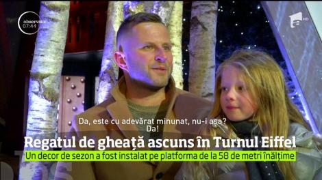 Turnul Eiffel a fost împodobit de sărbătoare