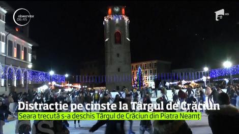 Distracție pe cinste la Târgul de Crăciun