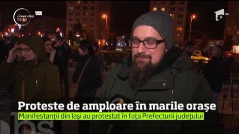 Modificările Legilor Justiţiei au scos din nou oamenii în stradă în marile orașe!