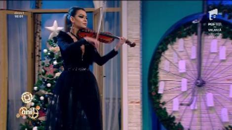 Raluca Răducan a interpretat, la vioară, melodia "Pump-it"