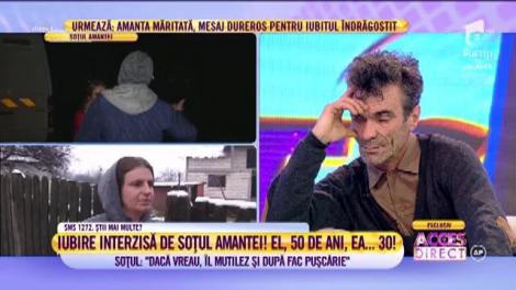 Iubire interzisă! Soțul înșelat: ”El este bolnav mintal. L-am bătut, îl omoram cu mâna mea! Îl bat iar”