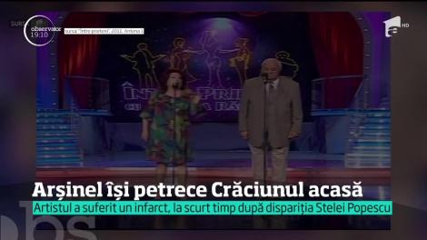 Alexandru Arşinel a cântat și a plâns, cu gândul la Stela Popescu, după ce a fost la un pas de moarte! Un infarct l-a trimis pe masa de operație a medicilor