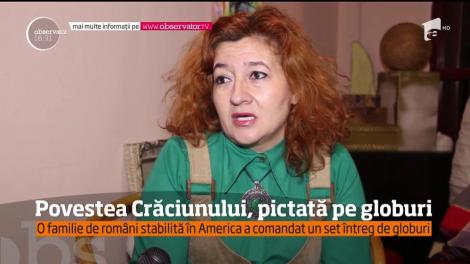 Povestea Crăciunului, pictată pe globuri. Câțiva buzoieni sunt atât de pricepuţi, încât primesc şi comenzi de peste hotare