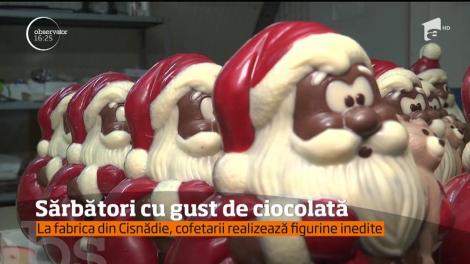 Sărbători cu gust de ciocolată. Cofetarii realizează tot felul de figurine, de toate felurile şi mărimile