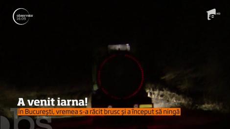 De la 15 grade Celsius, la temperaturi cu minus în doar 24 de ore! Sunt probleme din cauza zăpezii în mai multe zone din țară