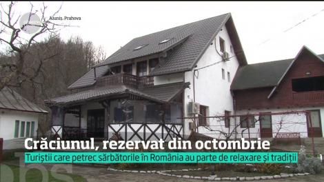 Crăciunul de anul acesta, rezervat încă din octombrie. Pe turiști îi aşteaptă zile de răsfăţ, cu linişte şi preparate tradiţionale