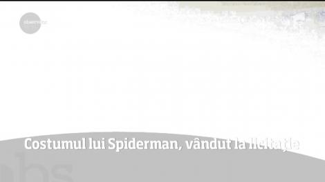 Costumul lui Spiderman, vândut la licitaţie