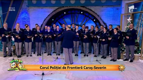 LIVE inedit la Neatza! Corul Poliției de Frontieră Caraș-Severin a interpretat „Astăzi s-a născut Hristos”