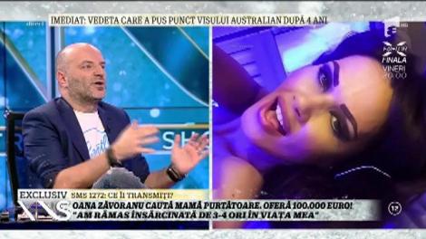 Oana Zăvoranu caută mamă purtătoare. Vedeta oferă 100 de mii de euro! Avocatul Ionașcu: "Ar fi un copil ieșit din orbita normalului"